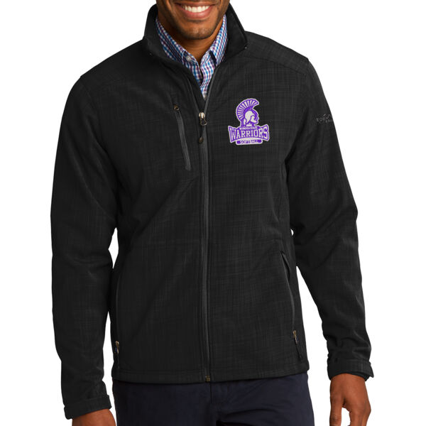 Eddie Bauer Shaded Crosshatch Soft Shell Jacket - Embroidered Logo Thumbnail