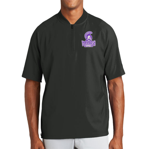 New Era Cage Short Sleeve 1/4-Zip Jacket - Embroidered Logo Thumbnail
