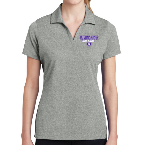 Sport-Tek Womens PosiCharge RacerMesh Polo - Printed Logo Thumbnail