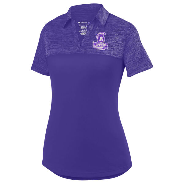 Augusta Sportswear Womens Shadown Tonal Heather Polo - Embroidered Logo Thumbnail
