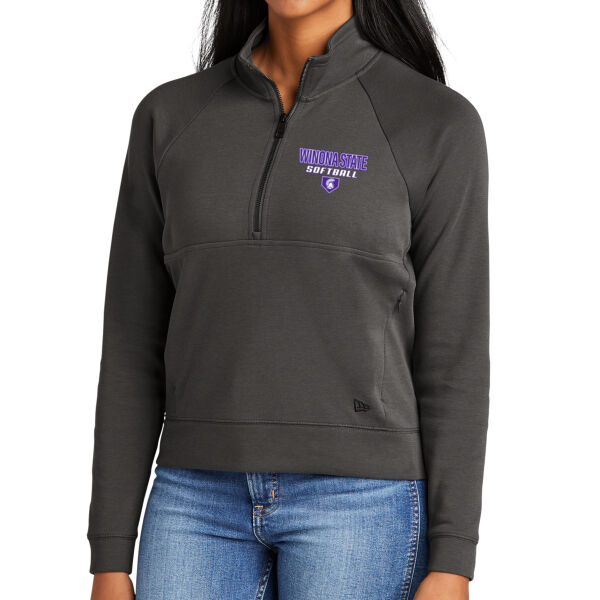 New Era Womens STS 1/2-Zip - Printed Logo Thumbnail