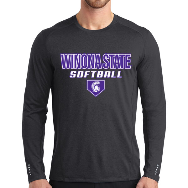 OGIO Long Sleeve Pulse Crew - Printed Logo Thumbnail