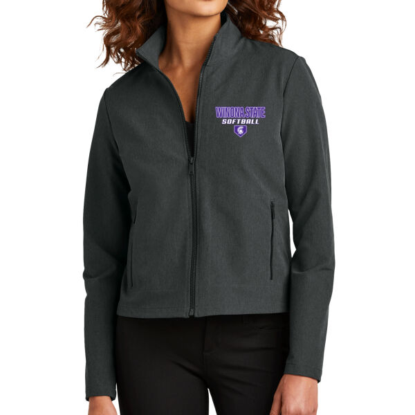 Mercer+Mettle Women's Stretch Soft Shell Jacket - Printed Logo Thumbnail