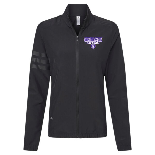 Adidas Women's Wind Resistant Full-Zip Jacket - Embroidered Logo Thumbnail