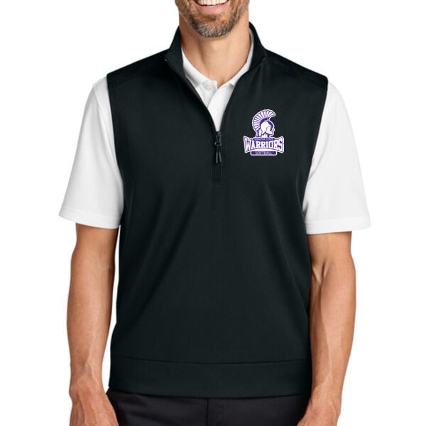 Port Authority C-FREE Double Knit 1/4 Zip Vest - Printed Logo Thumbnail