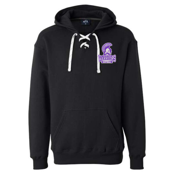 J. America Men's Sport Lace Hooded Sweatshirt - Embroidered Logo Thumbnail