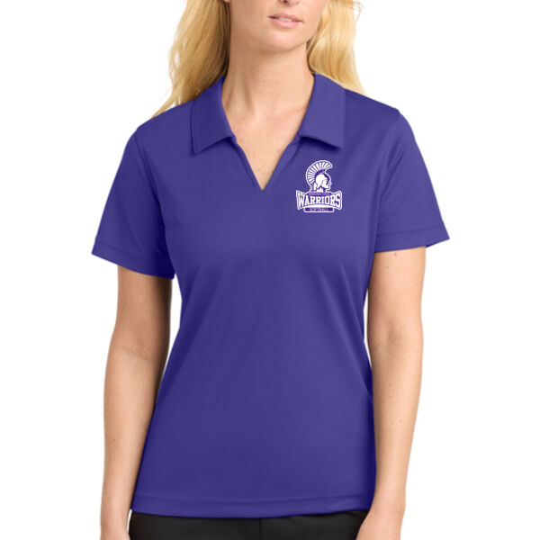 Sport-Tek Women's Dri-Mesh V-Neck Polo - Printed Logo Thumbnail