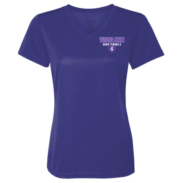 Augusta Sportswear Women's Nexgen Performance V-Neck T Shirt - Printed Logo Thumbnail
